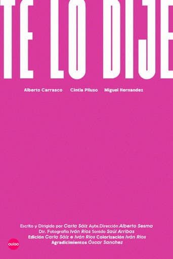 Te Lo Dije poster