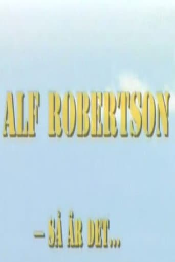 Alf Robertson - så är det... poster