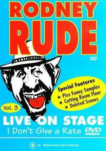 Rodney Rude - I Don’t Give a Rats Arse poster