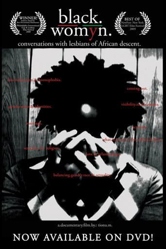 Black./Womyn.:Conversations with Lesbians of African Descent poster