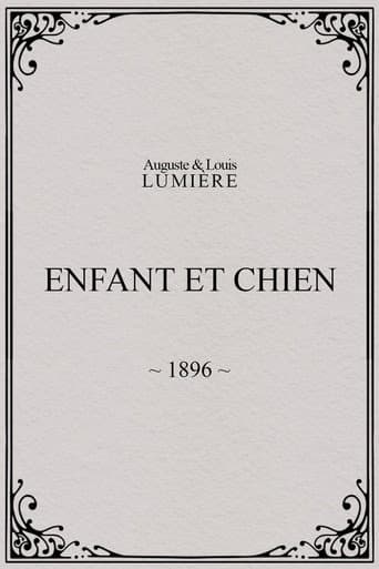 Enfant et chien poster