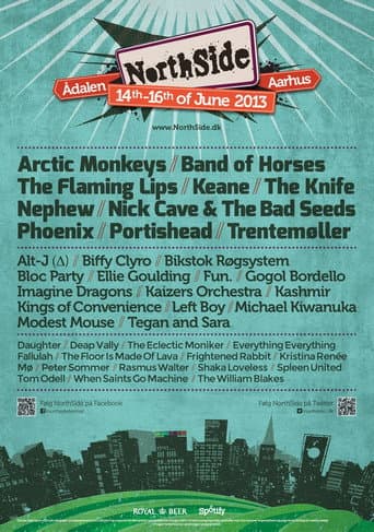 Arctic Monkeys - Northside 2013 poster