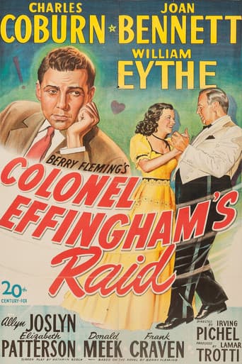 Colonel Effingham's Raid poster