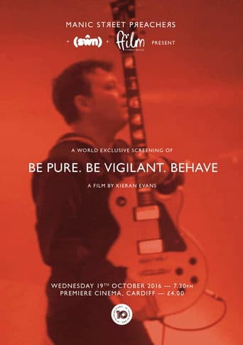 Be Pure. Be Vigilant. Behave. poster