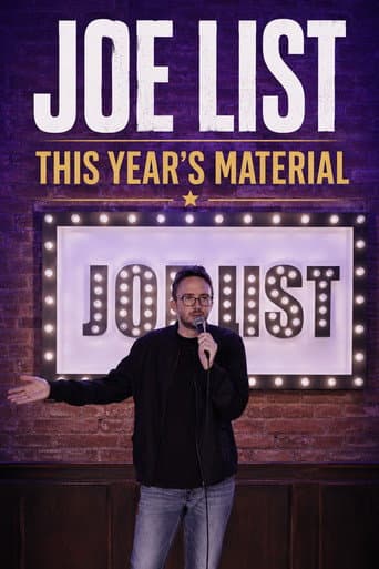 Joe List: This Year's Material poster