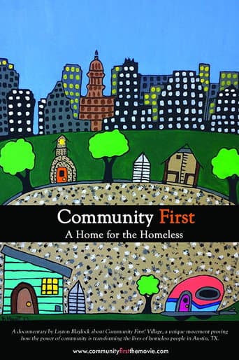 Community First, A Home for the Homeless poster