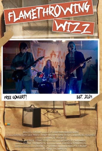 Flamethrowing Wizz poster