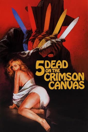 5 Dead on the Crimson Canvas poster