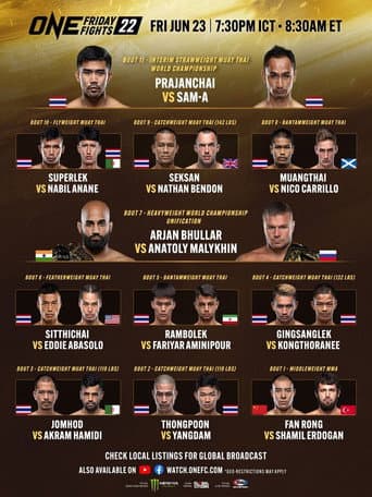 ONE Friday Fights 23: Paedsanlek vs. Kongklai poster