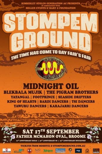 Stompem Ground 2022 - Midnight Oil poster