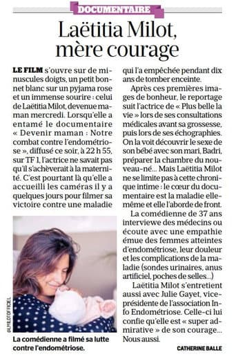 Devenir maman : notre combat contre l'endométriose poster