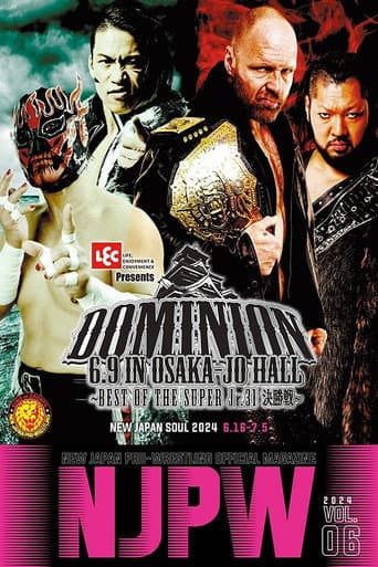 NJPW Dominion 6.9 In Osaka-Jo Hall ~ Best of the Super Junior 31 Final ~ 2024 poster