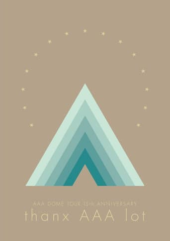 AAA DOME TOUR 15th ANNIVERSARY -thanx AAA lot- poster