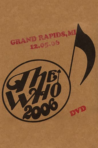 The Who: Grand Rapids 12/5/2006 poster