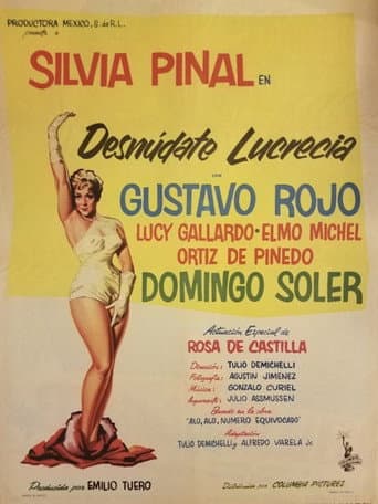 Desnúdate, Lucrecia poster