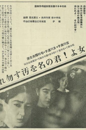 Mother, Don't Tarnish Your Name poster