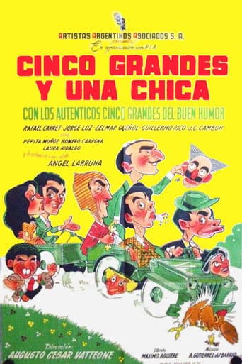 Big five and a girl poster
