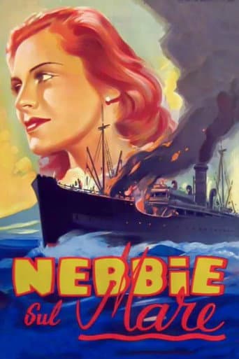 Nebbie sul mare poster