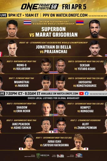 ONE Friday Fights 58: Superbon vs. Grigorian 3 poster