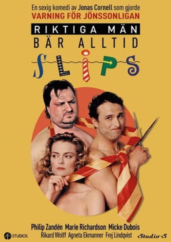 Riktiga män bär alltid slips poster