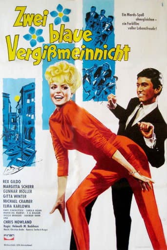 Zwei blaue Vergissmeinnicht poster