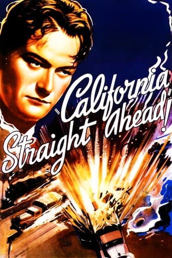 California Straight Ahead poster