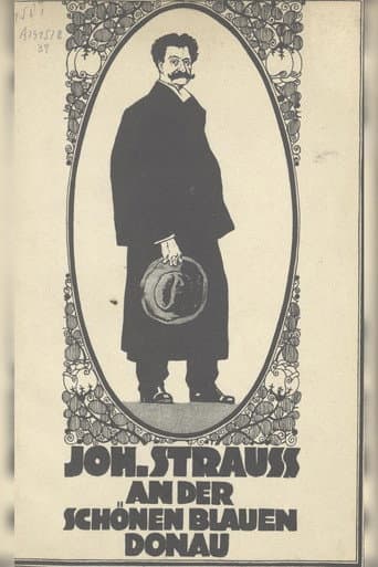 Johann Strauß an der schönen blauen Donau poster