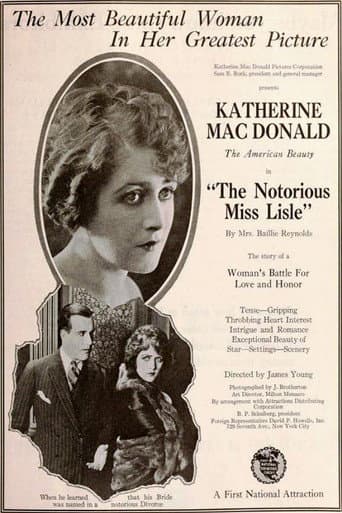 Notorious Miss Lisle poster