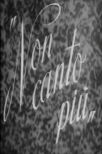 Non canto più poster