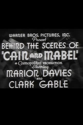 Behind the Scenes of Cain and Mabel poster