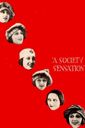 A Society Sensation poster