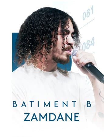 Zamdane en live dans Bâtiment B poster
