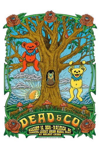 Dead & Company: 2021-08-16 Coastal Credit Union Music Park at Walnut Creek, Raleigh, NC poster