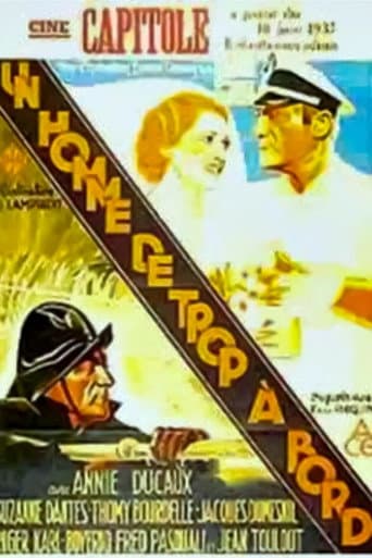 Un homme de trop à bord poster