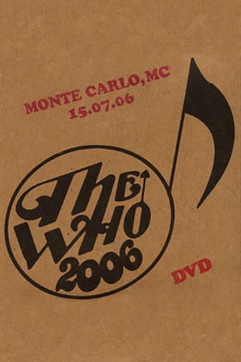 The Who: Monte Carlo 7/15/2006 poster