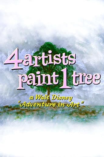 4 Artists Paint 1 Tree: A Walt Disney 'Adventure in Art' poster
