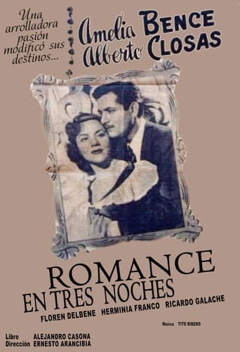 Romance en tres noches poster