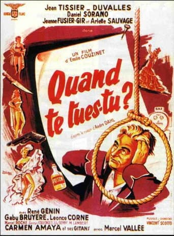 Quand te tues-tu ? poster