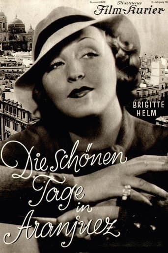 Die schönen Tage von Aranjuez poster