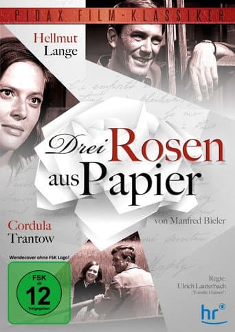 Drei Rosen aus Papier poster