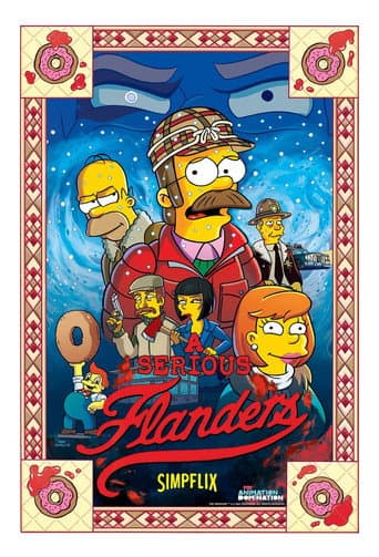 The Simpsons: A Serious Flanders poster