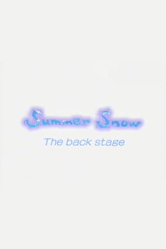 Summer Snow The back stage poster