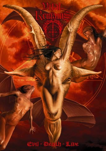 Vital Remains: Evil Death Live poster
