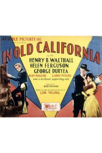 In Old California poster