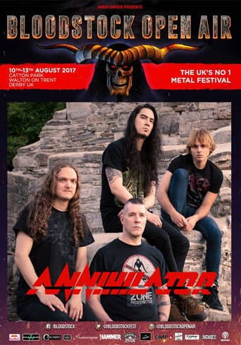 Annihilator: Bloodstock Open Air 2017 poster