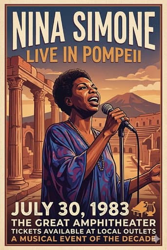 Nina Simone - Live in Pompeii poster