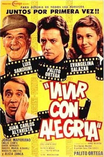 Vivir con alegría poster
