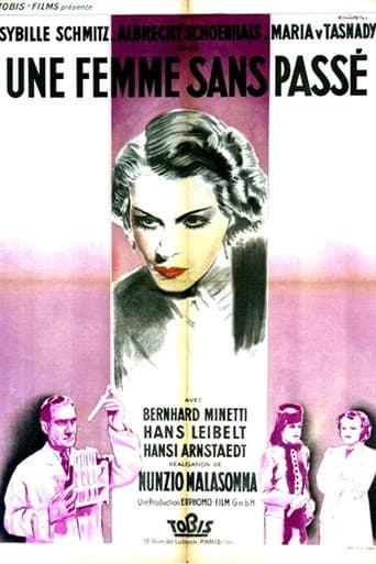 Die Frau ohne Vergangenheit poster