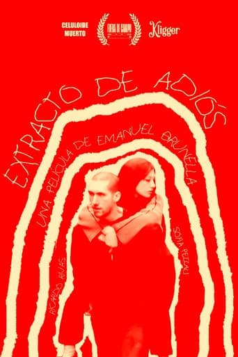 Extracto de adiós poster