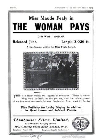 The Woman Pays poster